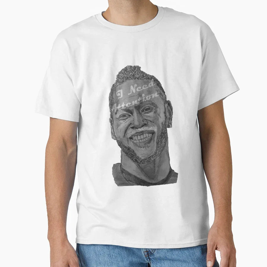 Brown I Need Attention T-Shirt - Streetwear Style Men Women