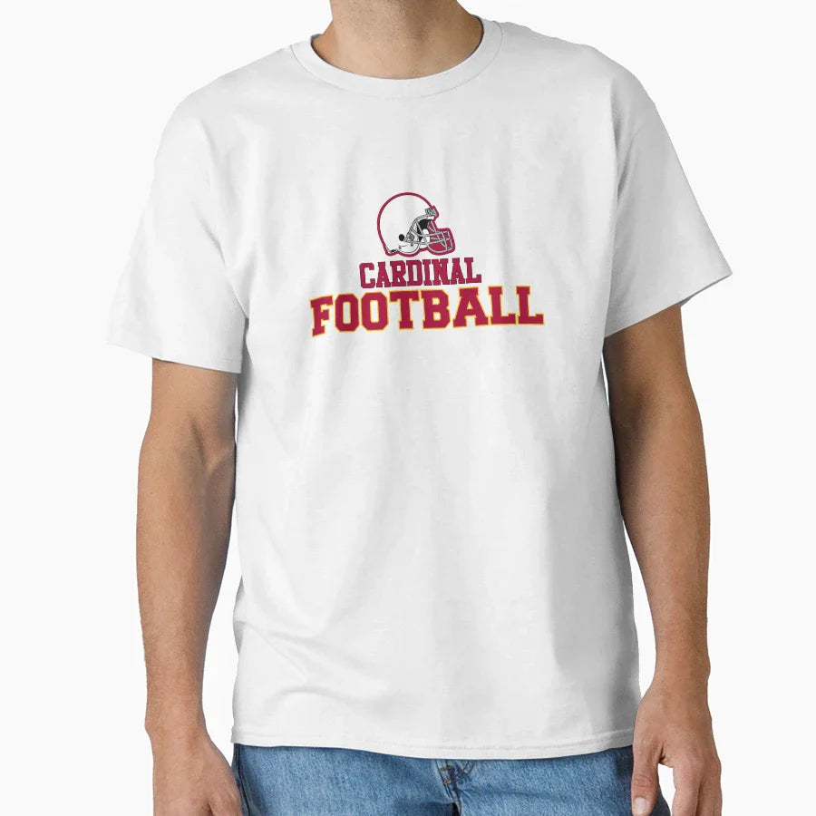 Football Bird Red T-Shirt - Minimalist Print Unisex