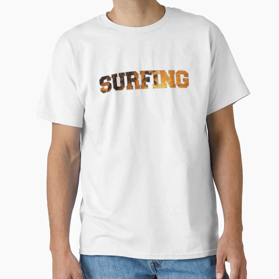 Surfing Sunset T-Shirt - Streetwear Style Men Women