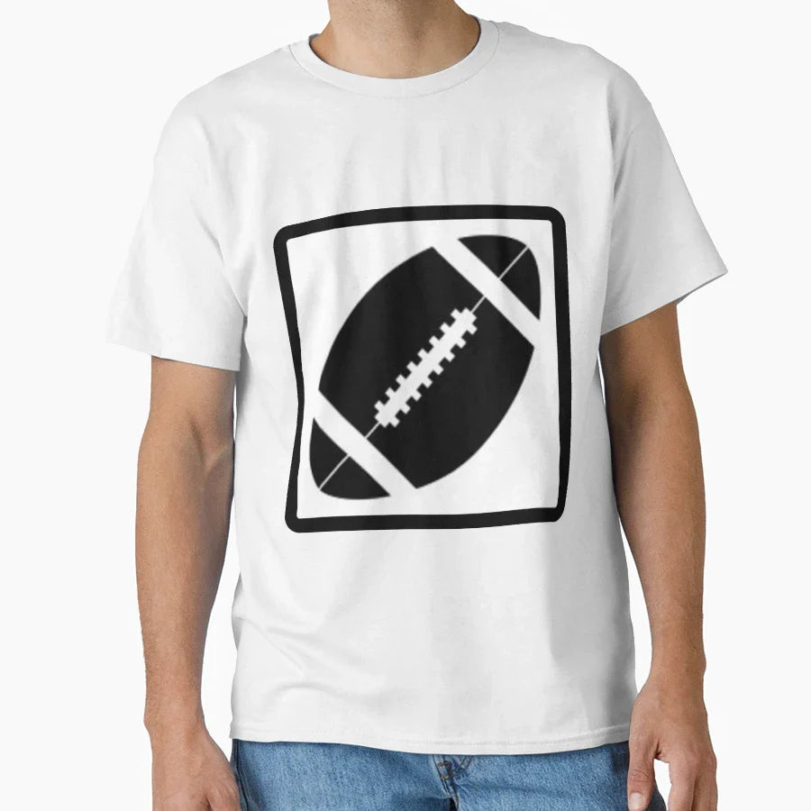 American Football T-Shirt - Casual Everyday Wear Men Women