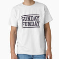Sunday Funday Patriots T-Shirt - Fun Novelty Design Men Women