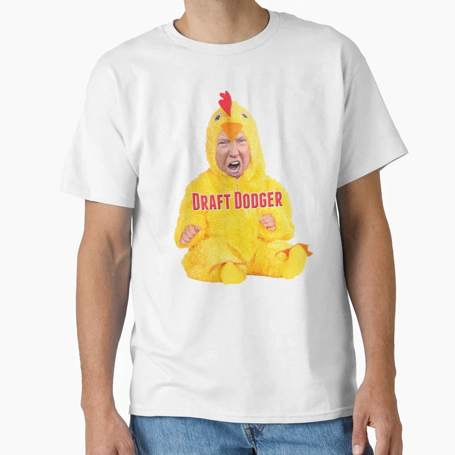 Trump Draft Dodger T-Shirt - Aesthetic Graphic for Adults