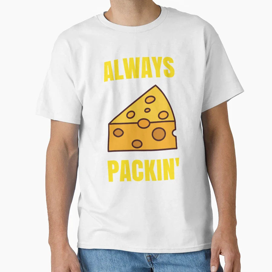 Green Bay Packers Always Packin T-Shirt - Casual Everyday Wear for Adults