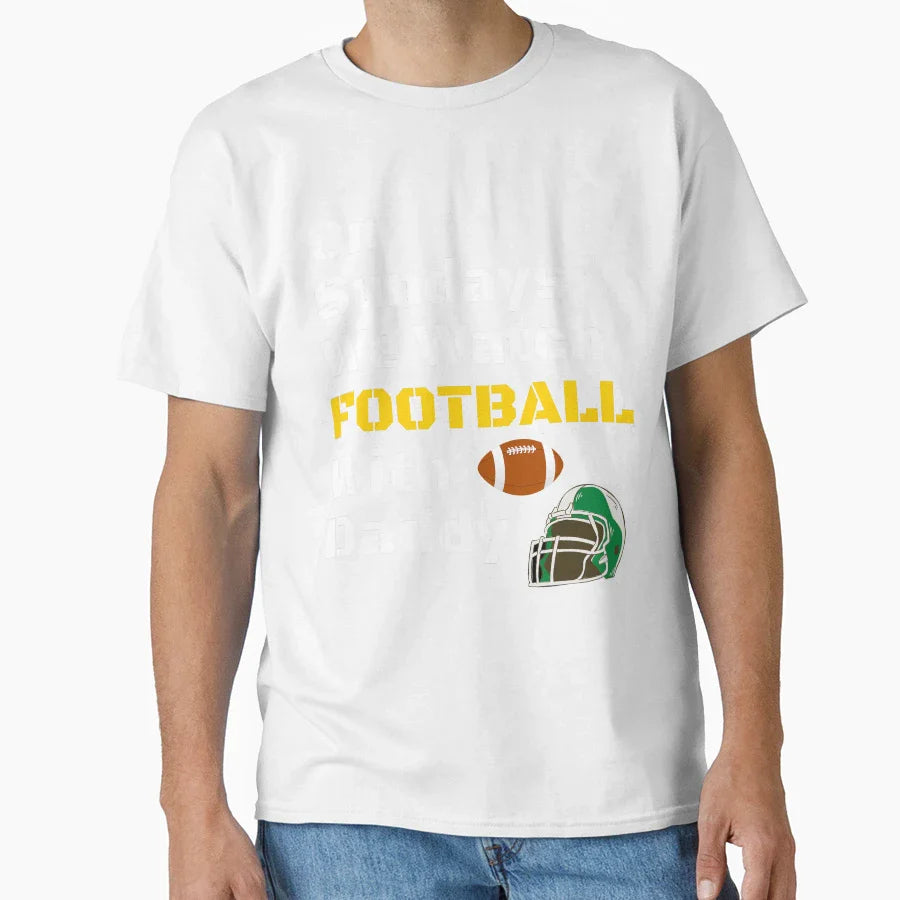 Sundays We Watch Football Daddy Funny T-Shirt - Trendy Graphic Men Women