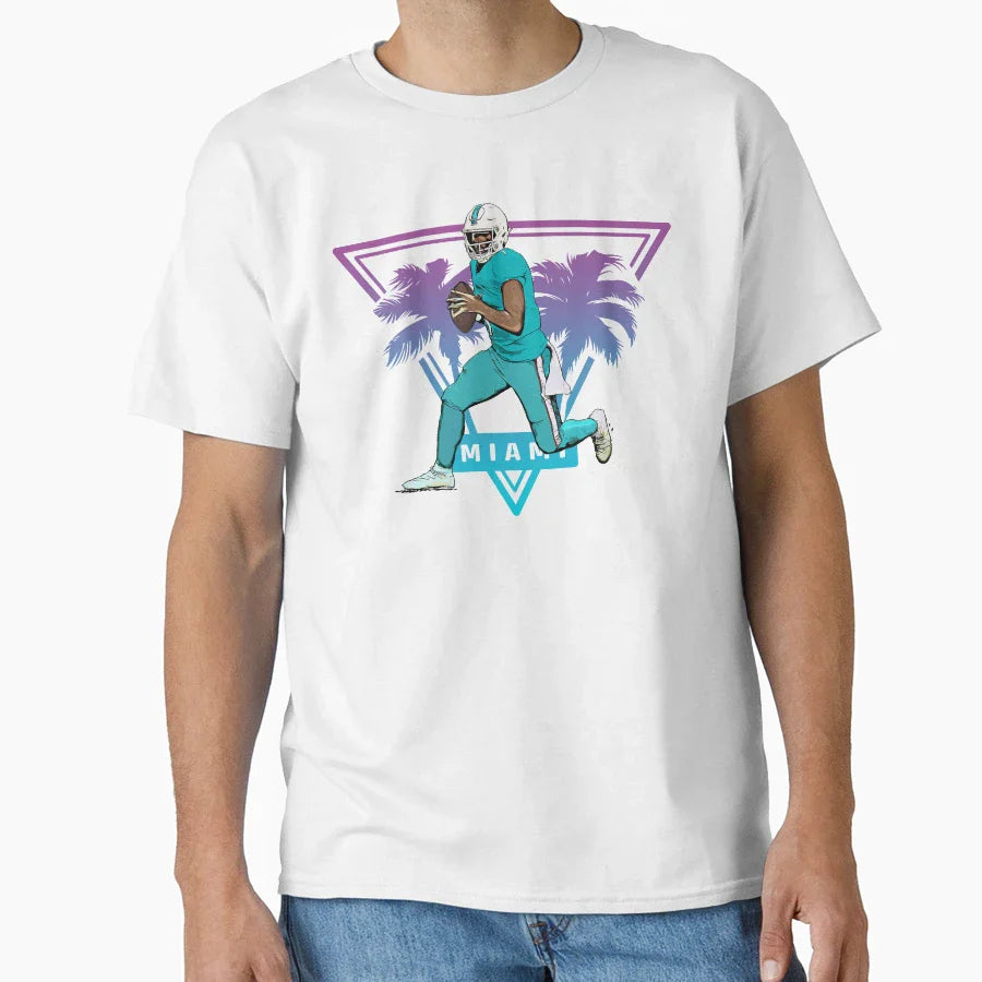 Miami Hype T-Shirt - Minimalist Print for Adults