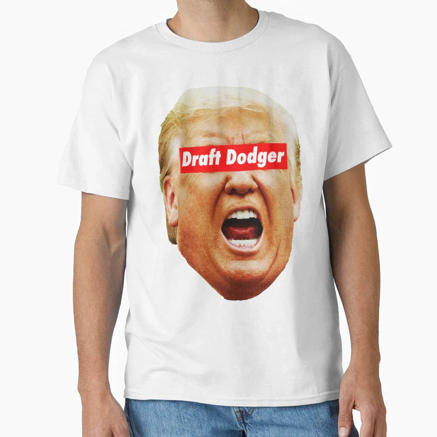 Trump Draft Dodger 1 2 T-Shirt - Minimalist Print Unisex