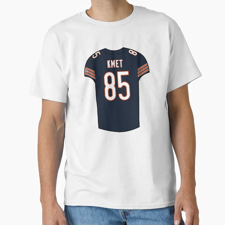Cole Kmet Home Jersey T-Shirt - Graphic Print for Adults