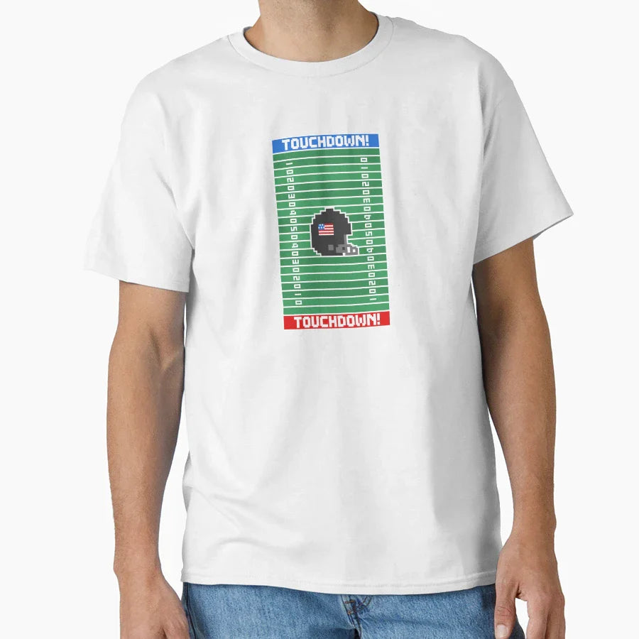 Pixel Football T-Shirt - Novelty Apparel Unisex