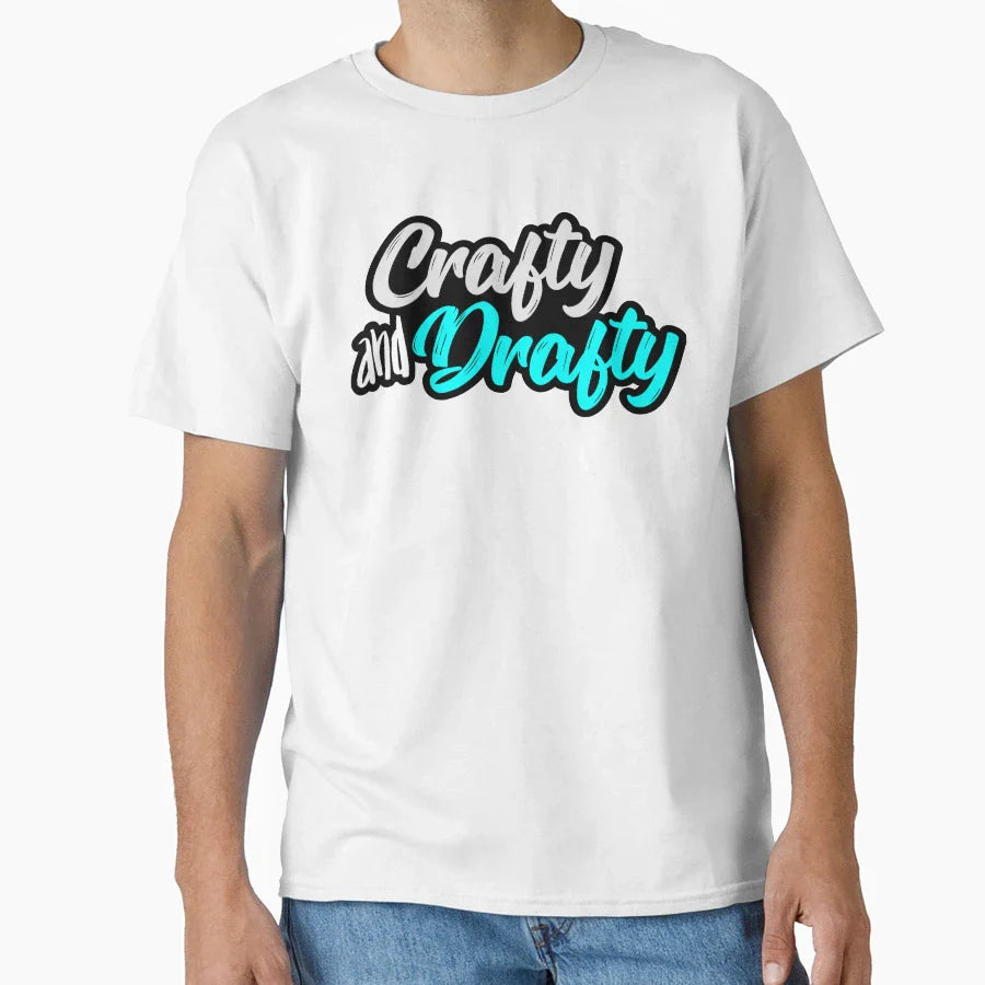 Crafty And Drafty T-Shirt - Custom Art Print Unisex