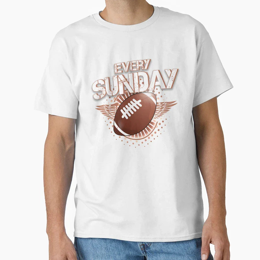 Every Sunday Football T-Shirt - Trendy Graphic Men Women