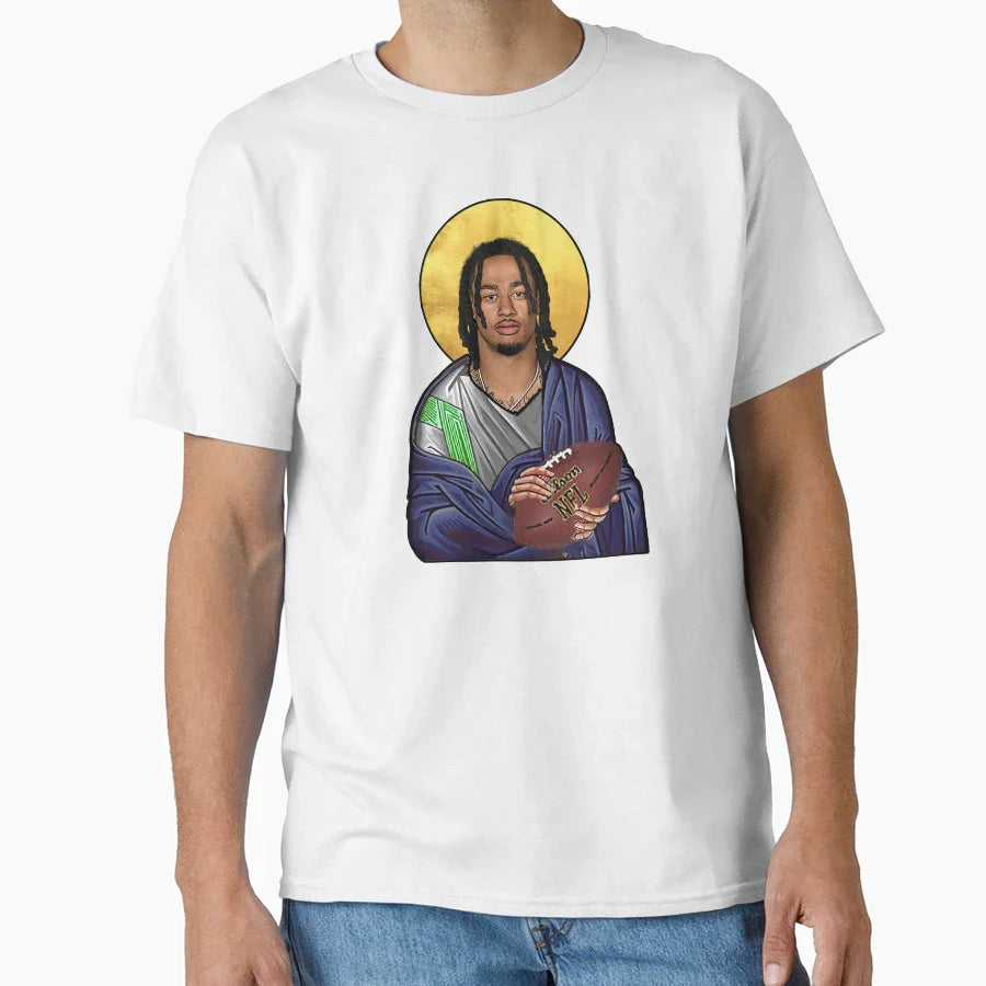 Saint Jaxon Smith Njigba Seattle T-Shirt - Trendy Graphic Men Women