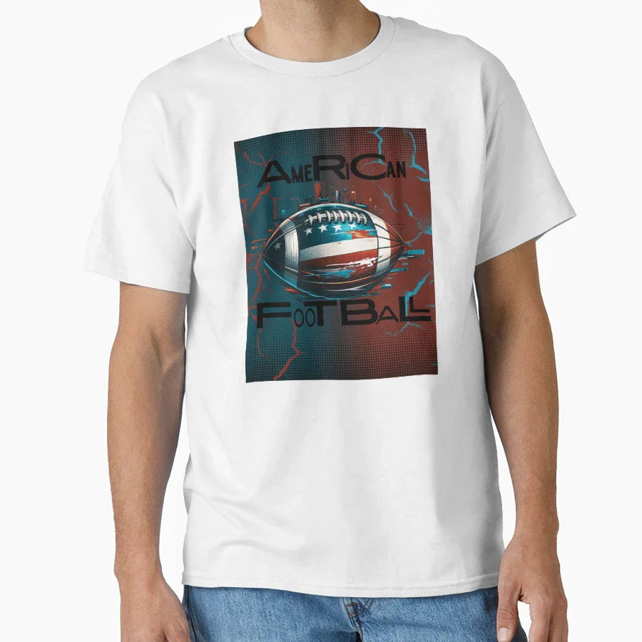 American Football T-Shirt - Aesthetic Graphic Men Women