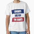 Sundays Are Giants T-Shirt - Minimalist Print Men Women