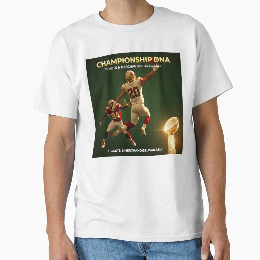 Championship Dna T-Shirt - Trendy Graphic Men Women