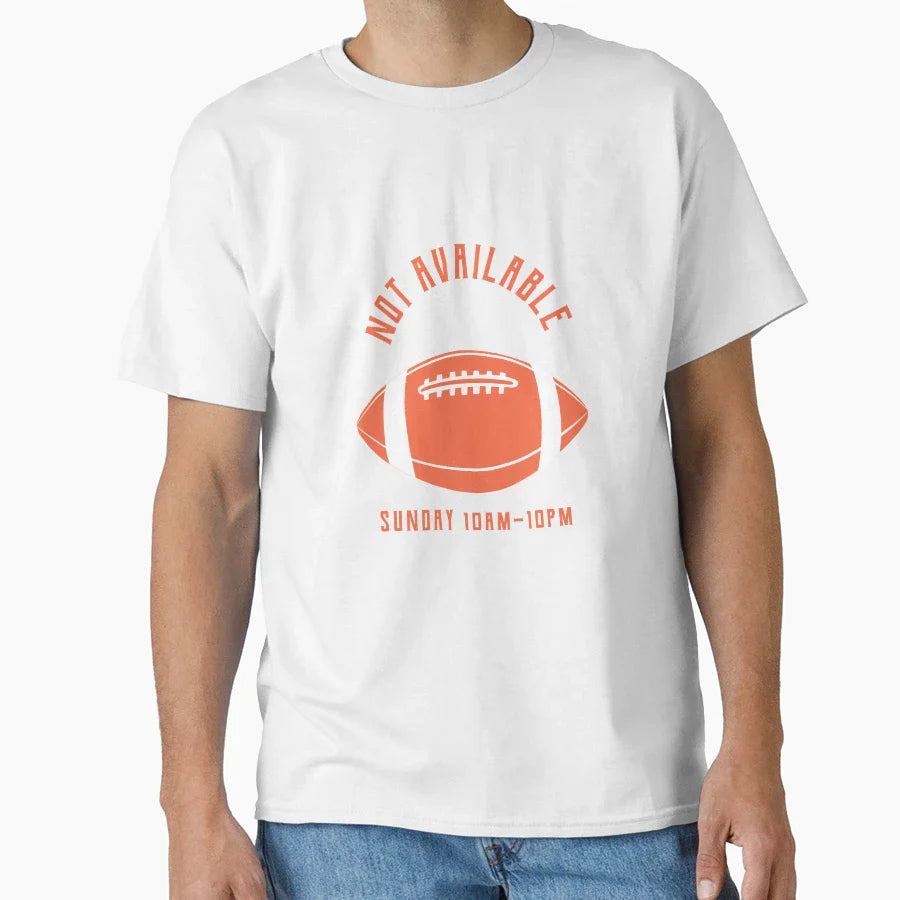 Footbal Fan Dad Gift Fathers Day T-Shirt - Minimalist Print for Adults