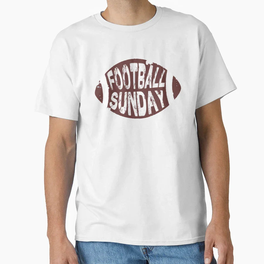 Football Sunday T-Shirt - Trendy Graphic Men Women