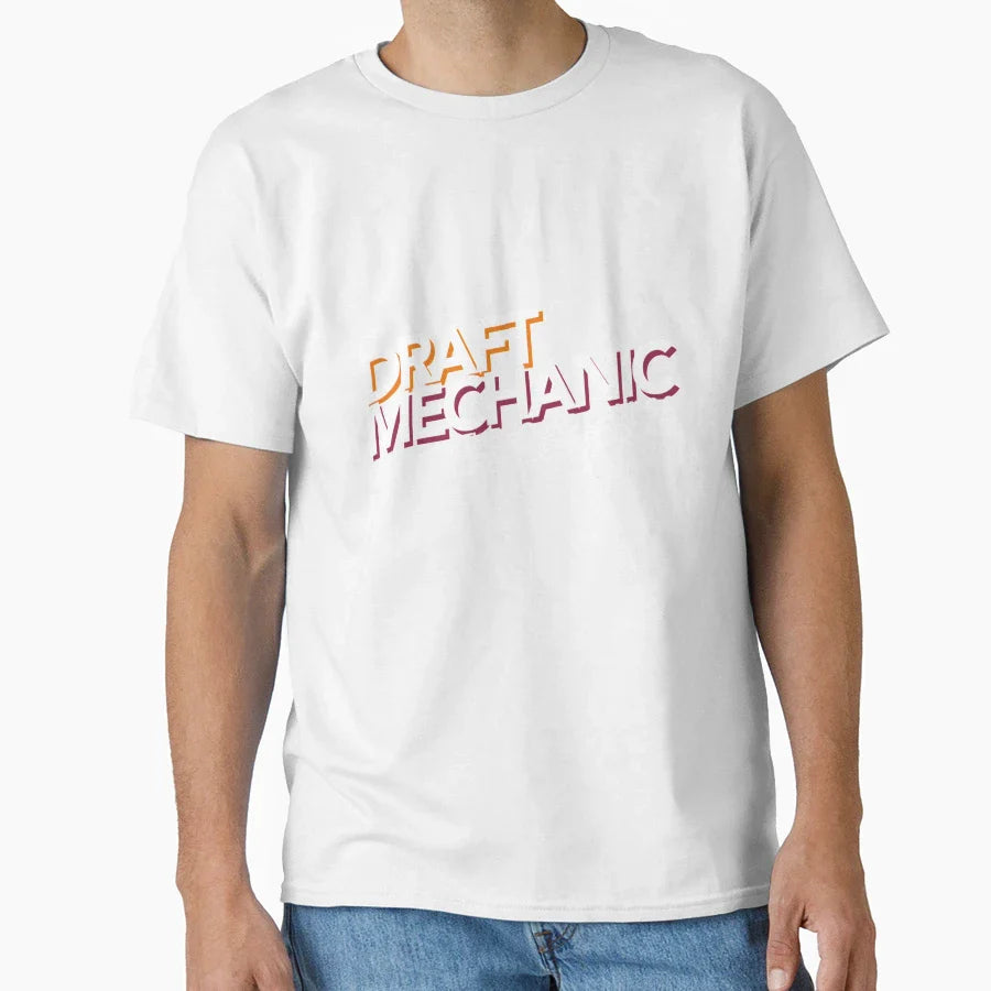 Draft Mechanic T-Shirt - Fun Novelty Design for Adults