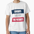 Sundays Are Patriots T-Shirt - Trendy Graphic Men Women
