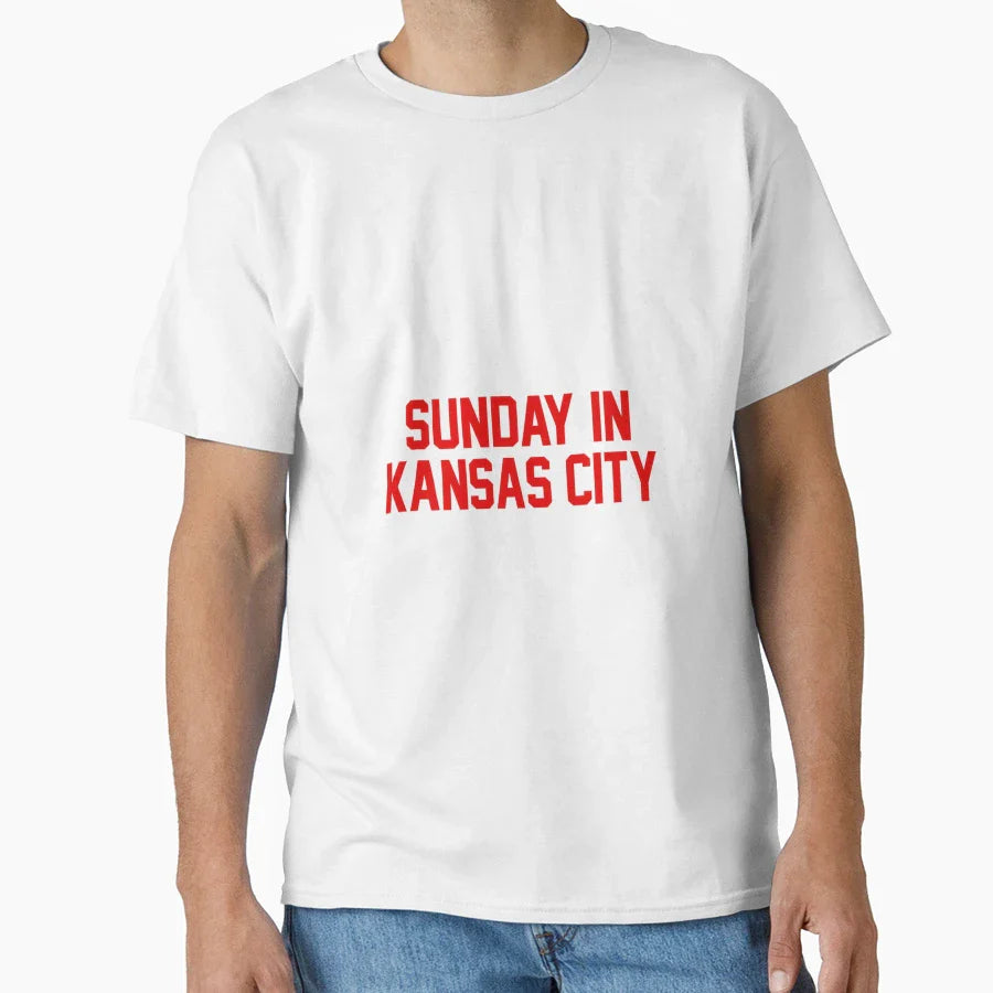 Sunday Kansas City Football Gameday T-Shirt - Novelty Apparel Unisex