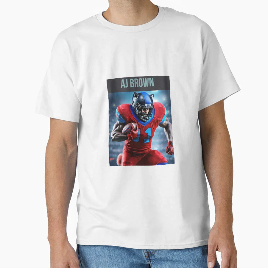 Nfl Aj Brown T-Shirt - Unique Graphic Men Women