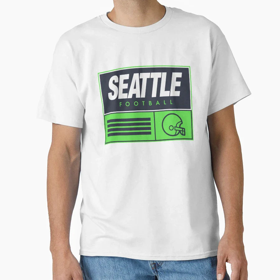 Seattle Soccer T-Shirt - Casual Everyday Wear Unisex