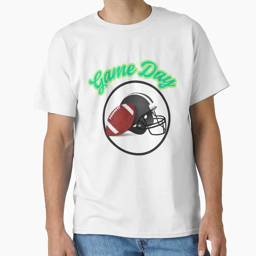Game Day T-Shirt - Minimalist Print Men Women