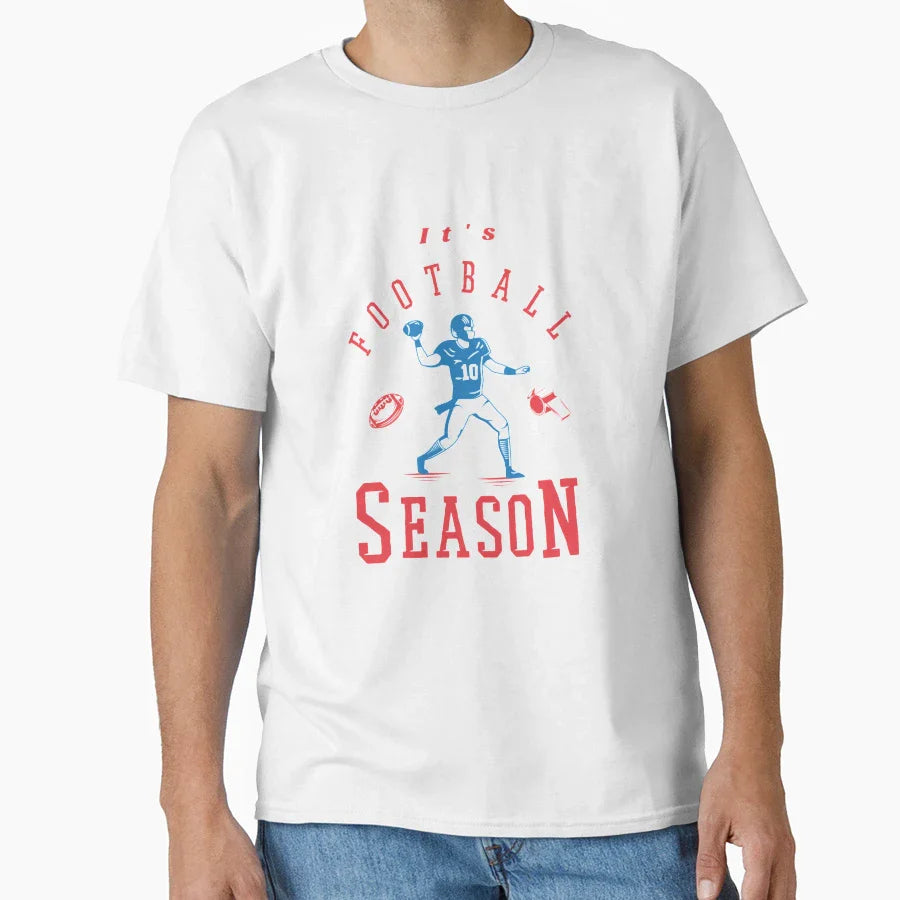 Football Big Match Colors Usa I T-Shirt - Casual Everyday Wear Unisex