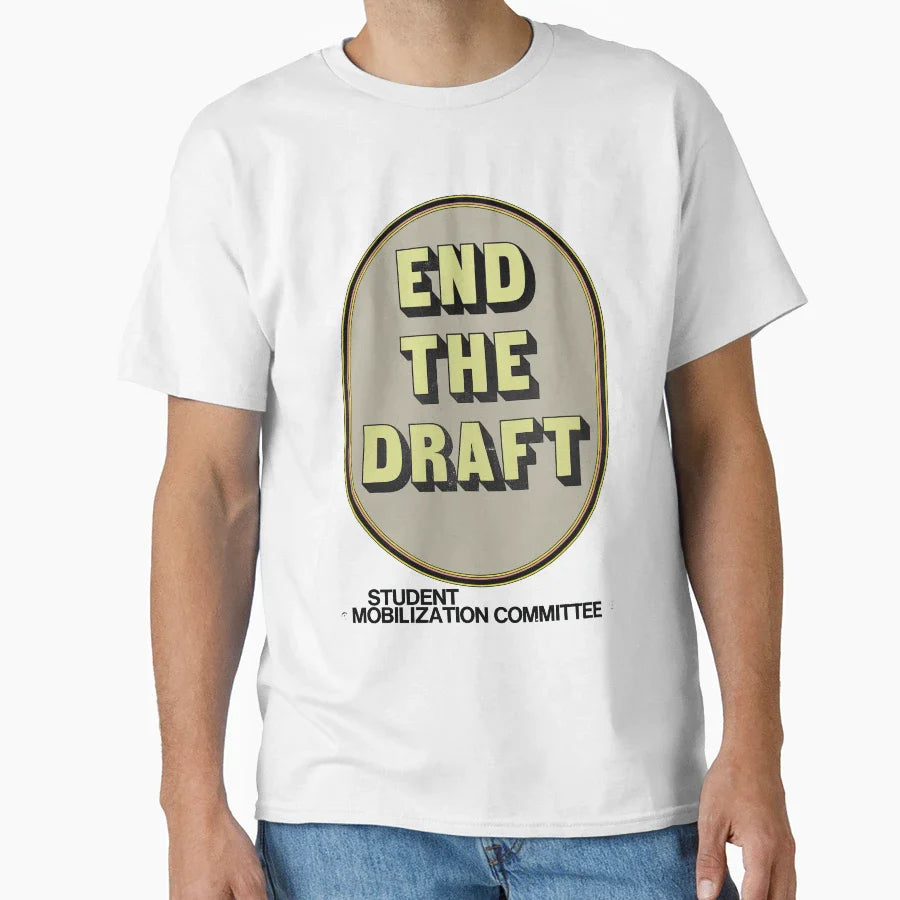 Anti Vietnam War End Draft Original T-Shirt - Novelty Apparel Unisex