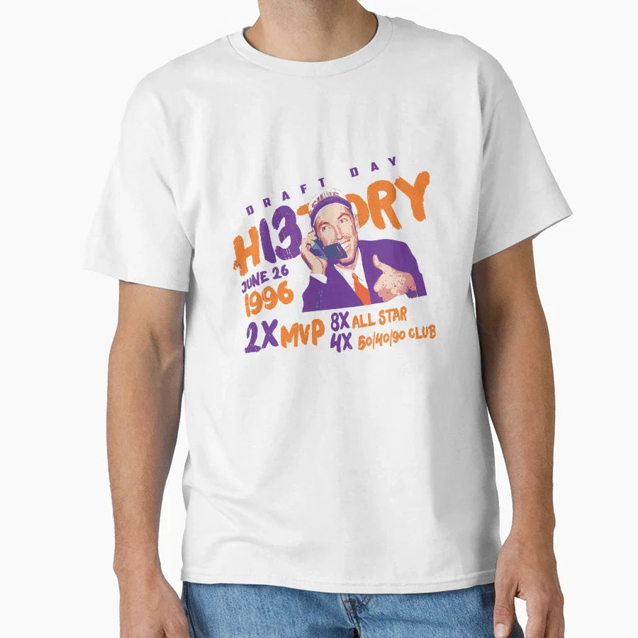 Steve Nash Draft T-Shirt - Novelty Apparel Men Women