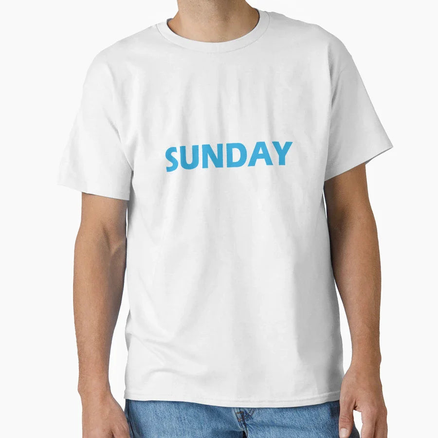 Sunday Funday T-Shirt - Custom Art Print for Adults