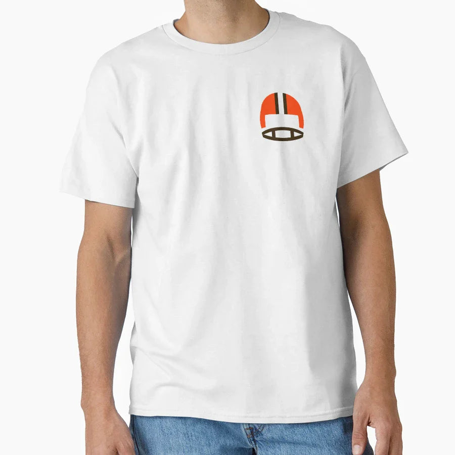 Cleveland Football Helmet T-Shirt - Aesthetic Graphic Unisex