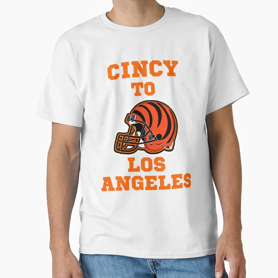 Cincinnati Football Fans T-Shirt - Fun Novelty Design Men Women