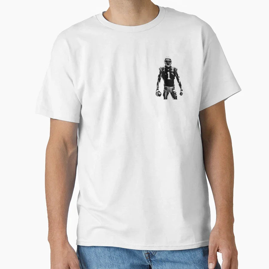 American Football Player 1 Nfl T-Shirt - Fun Novelty Design Men Women
