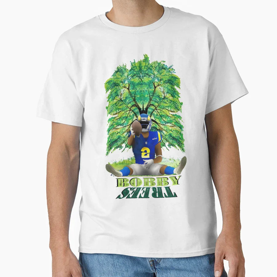 Bobby W Trees T-Shirt - Casual Everyday Wear for Adults