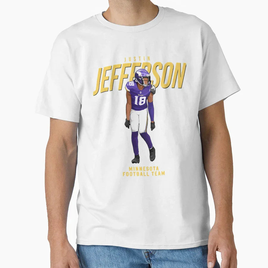 JJ 18 Minnesota Football Team T-Shirt - Unique Graphic Unisex