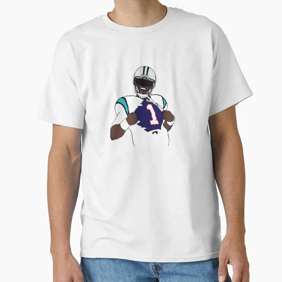 Cam Newton Pats T-Shirt - Trendy Graphic for Adults