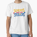 Sundays Are Steelers T-Shirt - Casual Everyday Wear Unisex
