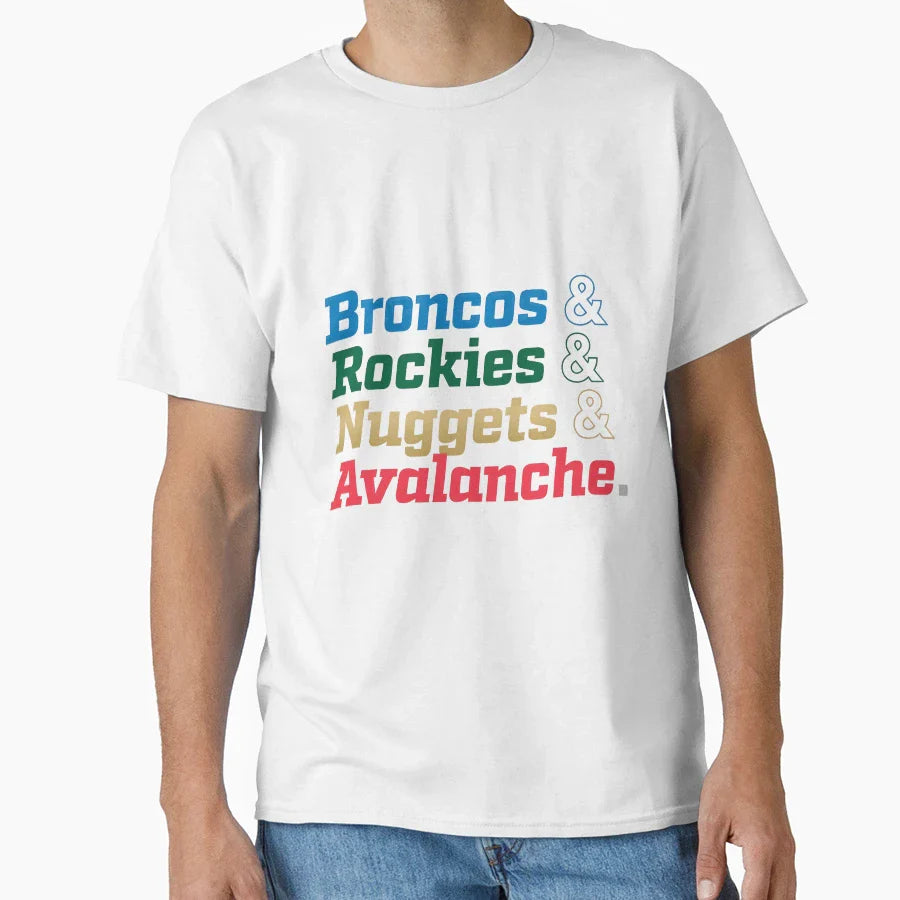 Colorado Sports T-Shirt - Streetwear Style for Adults