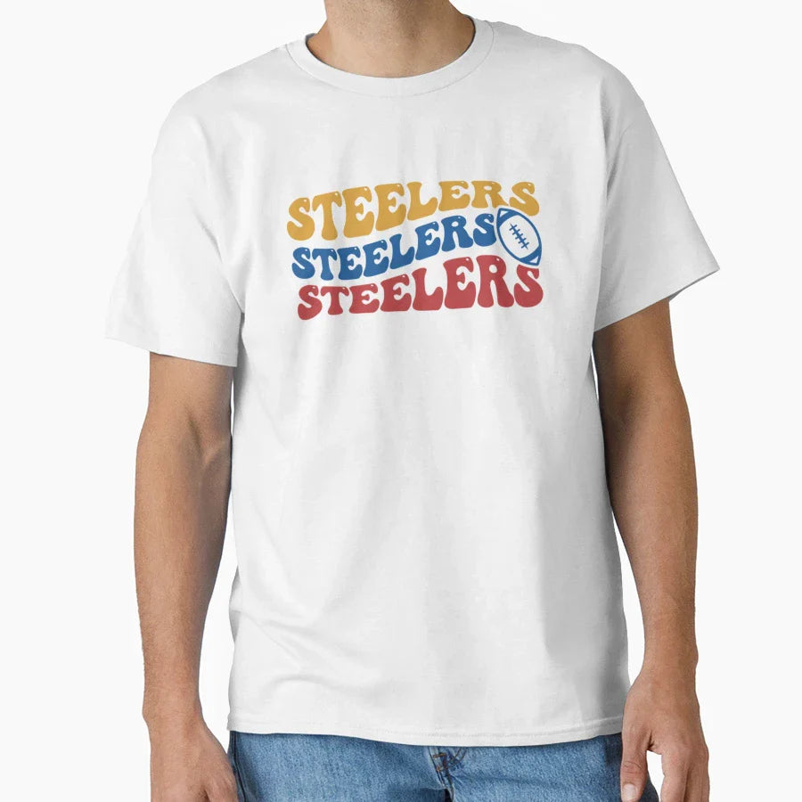Steelers Football T-Shirt - Custom Art Print Men Women