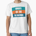 Sundays Are Dolphins Miami Football Fans T-Shirt - Streetwear Style Unisex