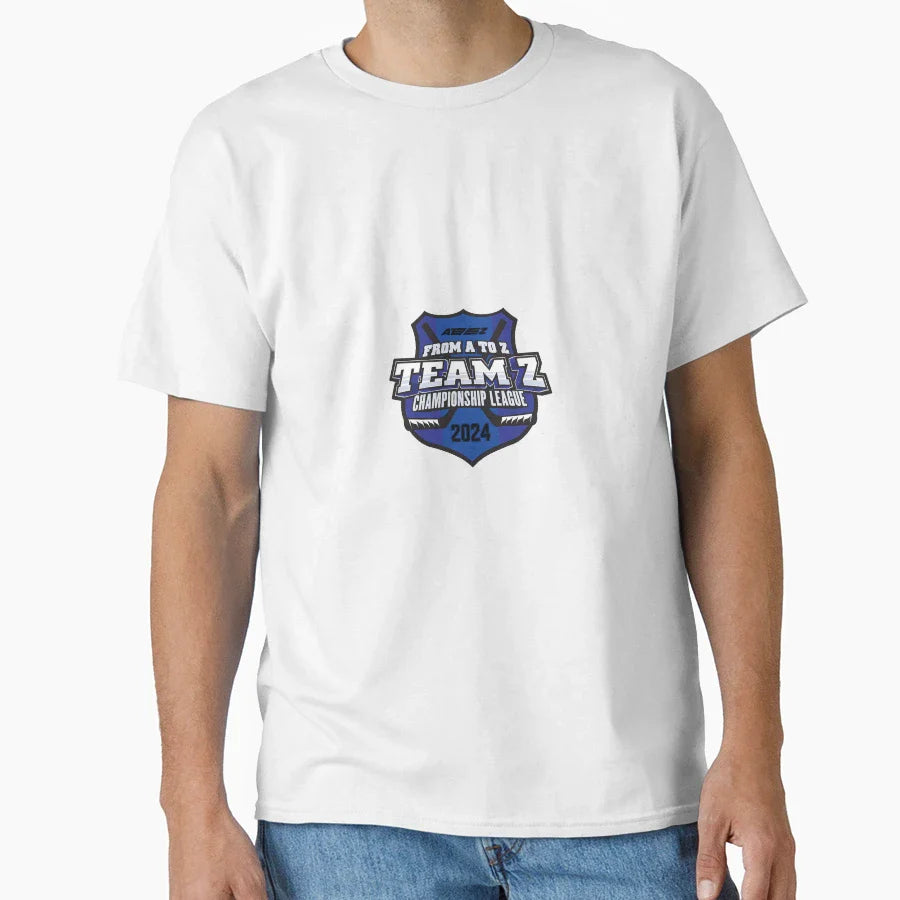 Ateez Team Z T-Shirt - Minimalist Print for Adults