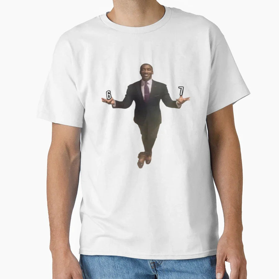 67 Guy Holding 6 And 7 T-Shirt - Graphic Print Men Women