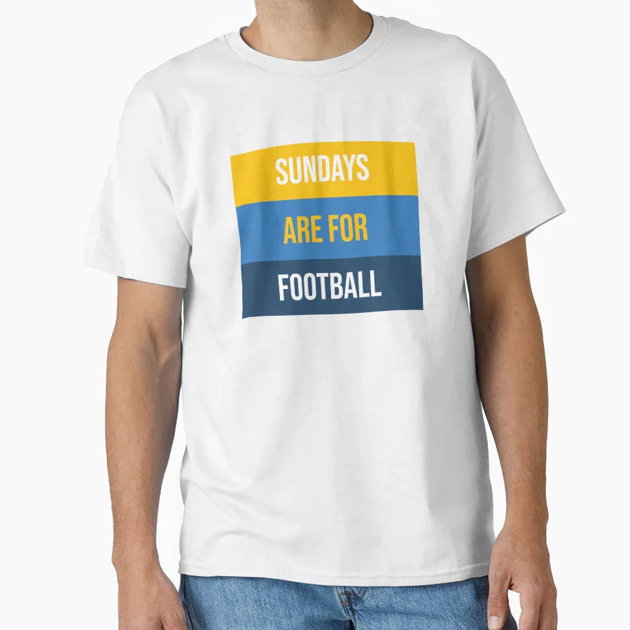 Sundays Are Football T-Shirt - Custom Art Print Unisex