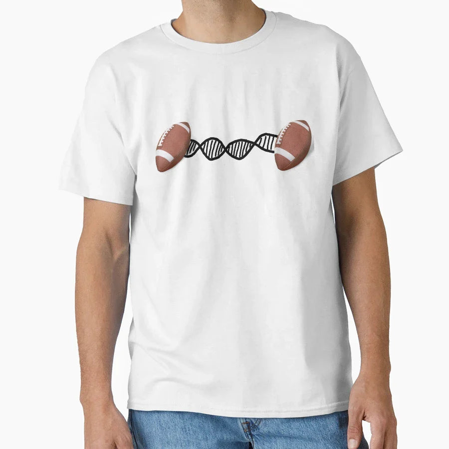 Football Dna T-Shirt - Streetwear Style for Adults