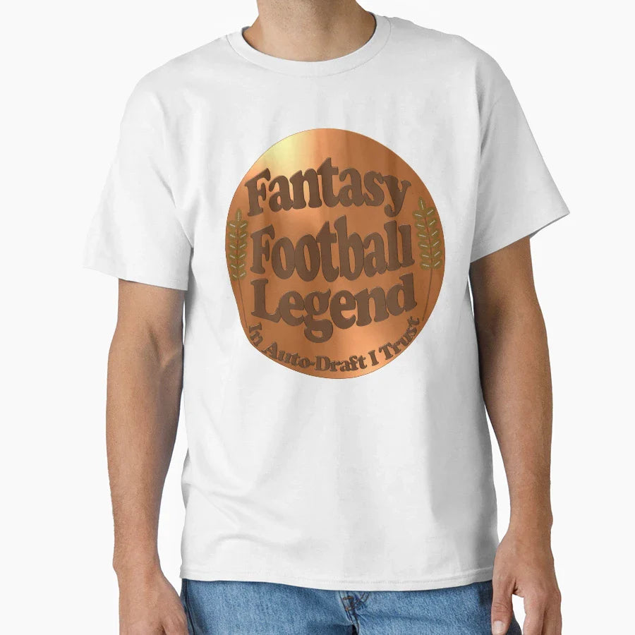 Fantasy Football Legend T-Shirt - Casual Everyday Wear Unisex
