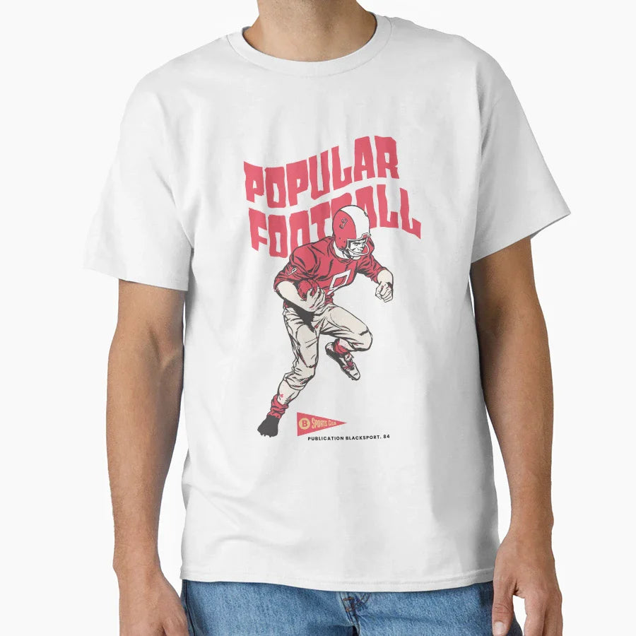 Popular Football T-Shirt - Streetwear Style for Adults