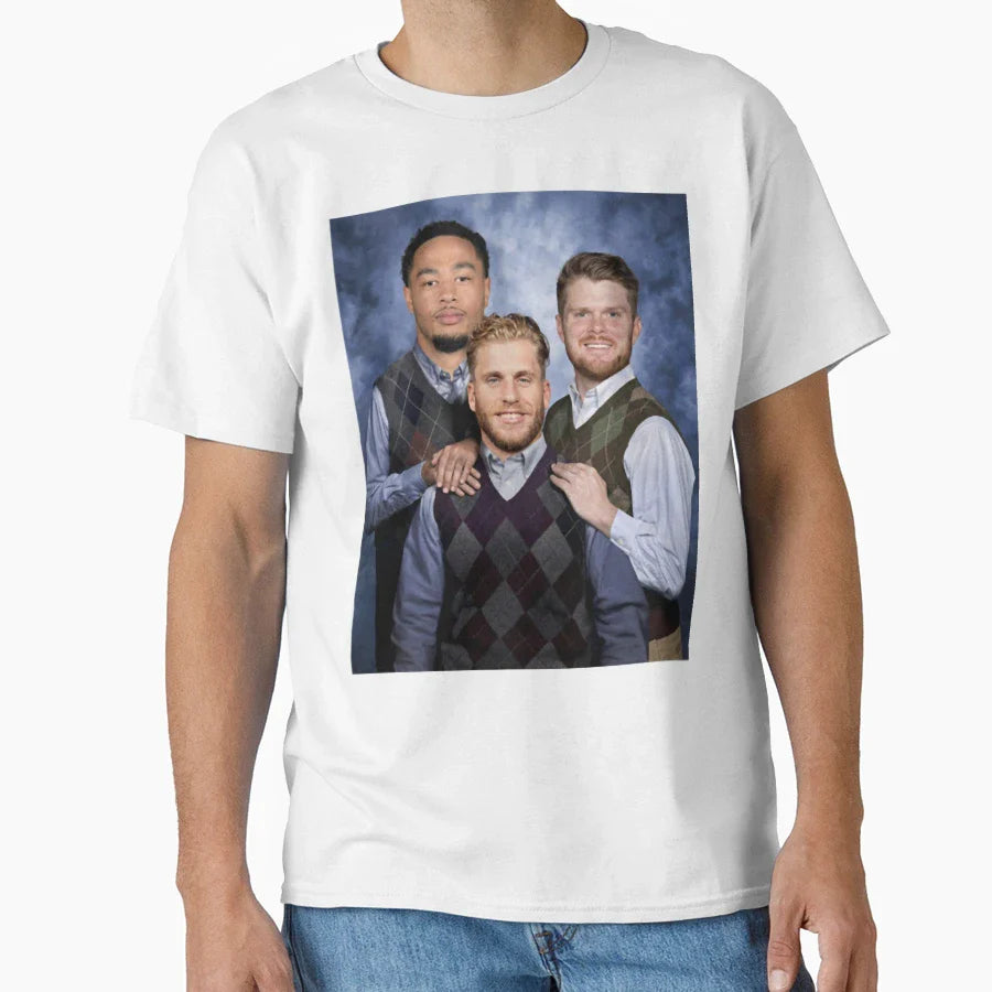 Sam Darnold Jaxon Smith Njigba Cooper Kupp T-Shirt - Trendy Graphic Unisex