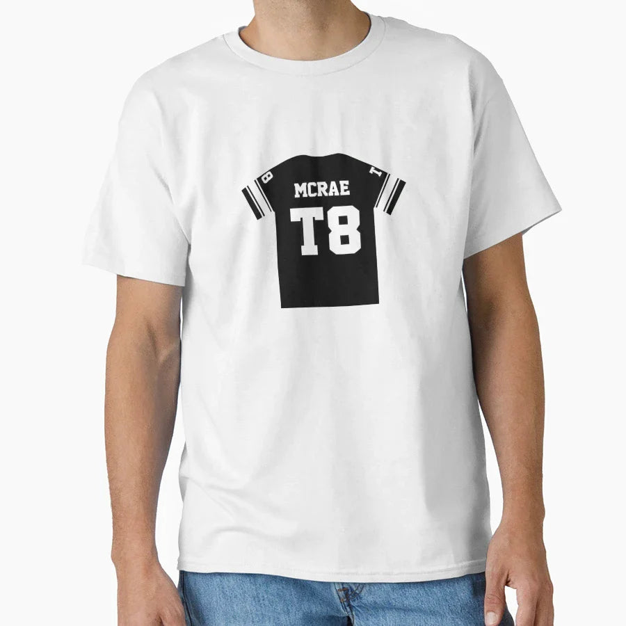 Tate Mcrae T8 Jersey T-Shirt - Aesthetic Graphic for Adults