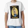Pennsylvania Pittburgh Black And Gold T-Shirt - Novelty Apparel for Adults
