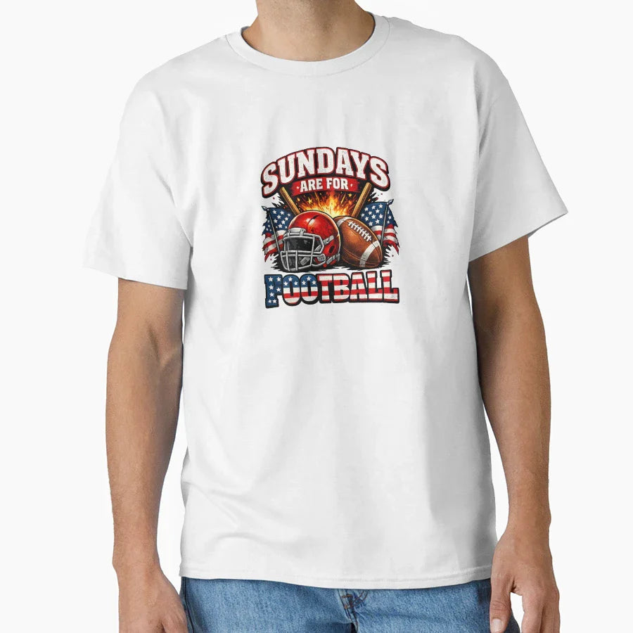 True American Football Fans T-Shirt - Novelty Apparel for Adults